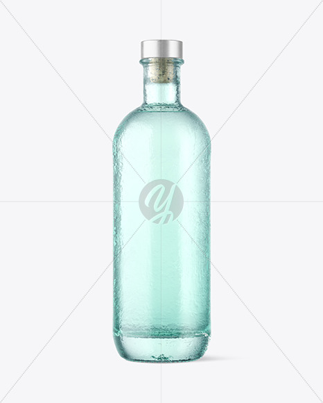 Vintage Vodka Bottle Mockup