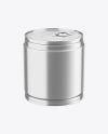 Metallic Tin Can Mockup