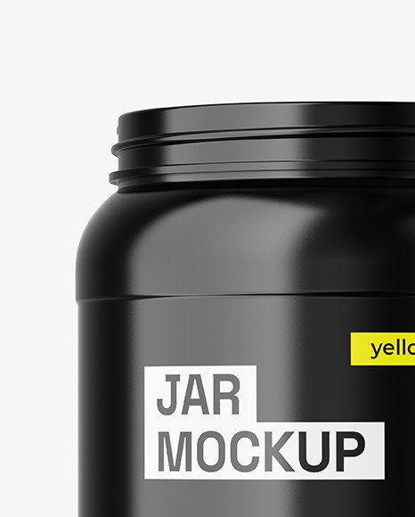 Glossy Jar Mockup