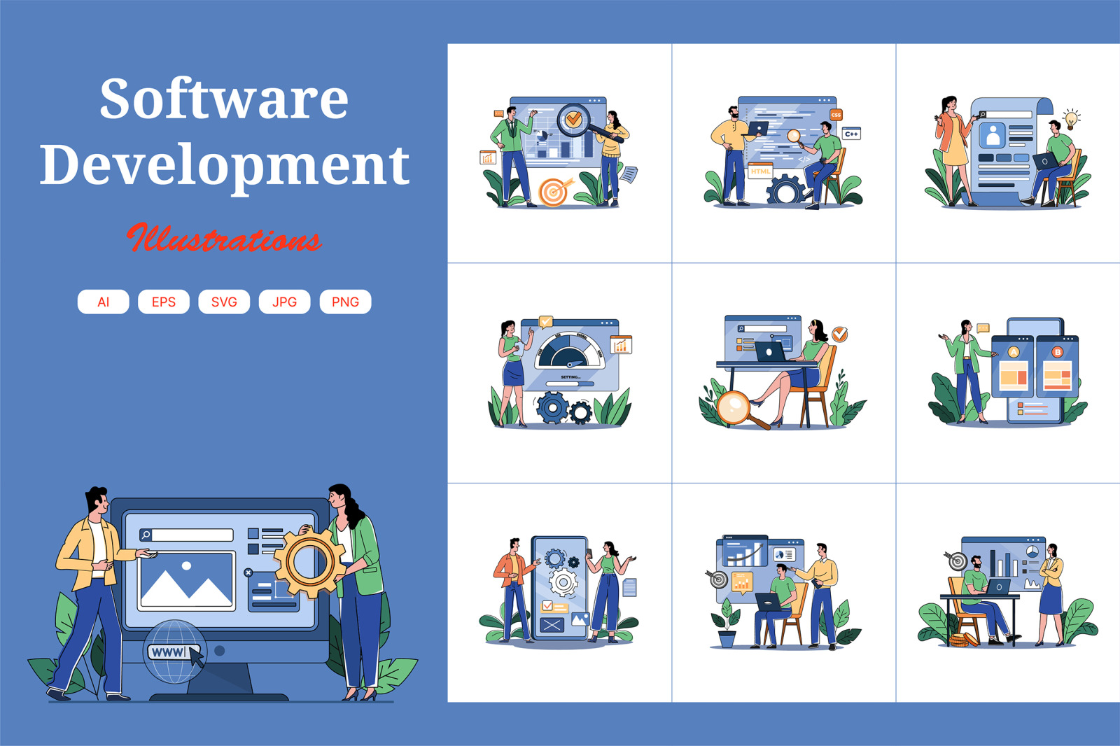 M687_Software Development Illustration Pack