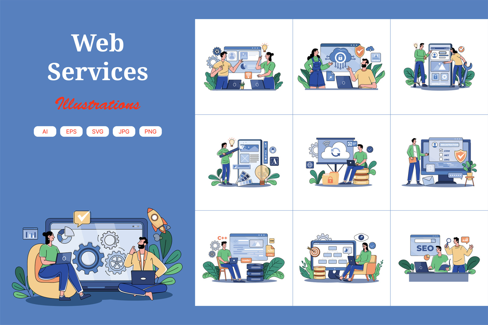 M690_Web Services Illustration Pack