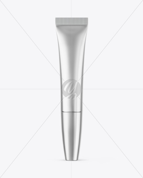 Metallic Cosmetic Tube Mockup