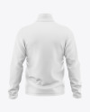 Men’s Zip Sweatshirt Mockup - Back View