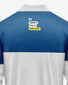 Men's Long Sleeve Polo Shirt Mockup