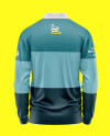 Men's Long Sleeve Polo Shirt Mockup