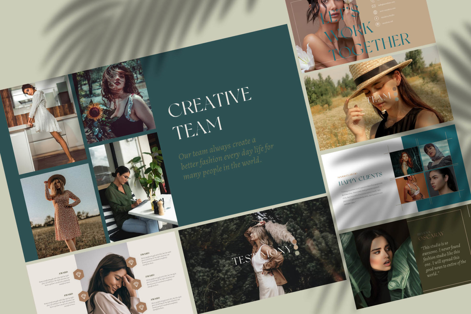 MOODESTA - Fashion Studio PowerPoint Template MOODESTA - Fashion Studio PowerPoint Template