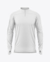 Long Sleeve Soccer Jersey Mockup - Front View