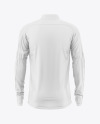 Long Sleeve Soccer Jersey Mockup - Back View