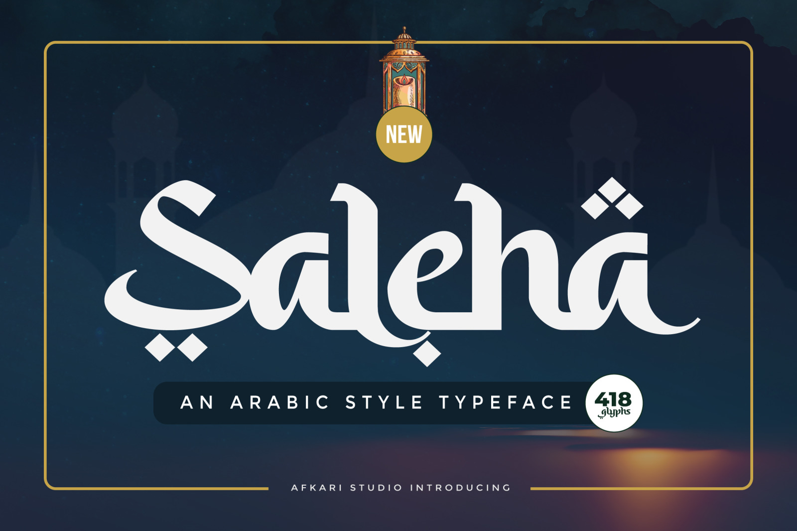 Saleha - An Arabic Style Typeface