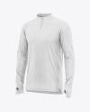 Long Sleeve Soccer Jersey Mockup - Half Side View