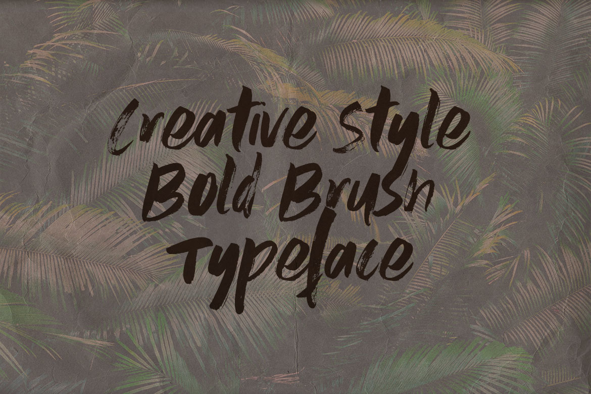 Click Bold Brush Font Click Bold Brush Font