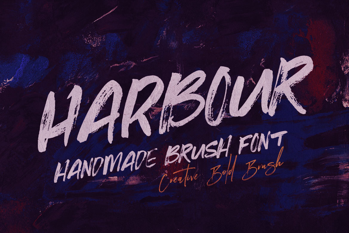 Harbour Brush Font Harbour Brush Font