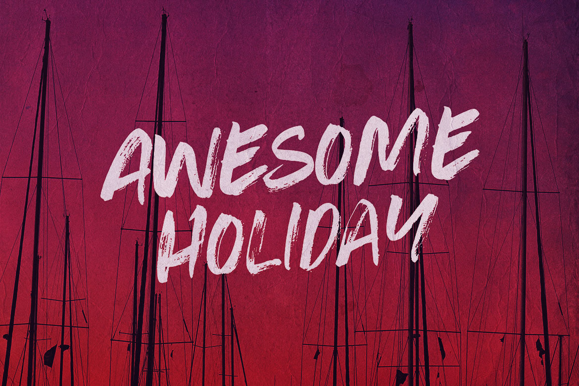 Harbour Brush Font Harbour Brush Font