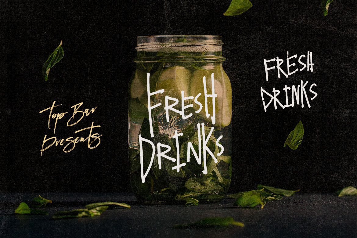Milkshake - Crazy Handwritten Font Milkshake - Crazy Handwritten Font