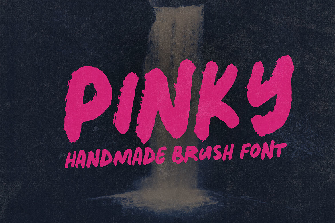 Pinky - Bold Handwritten Font