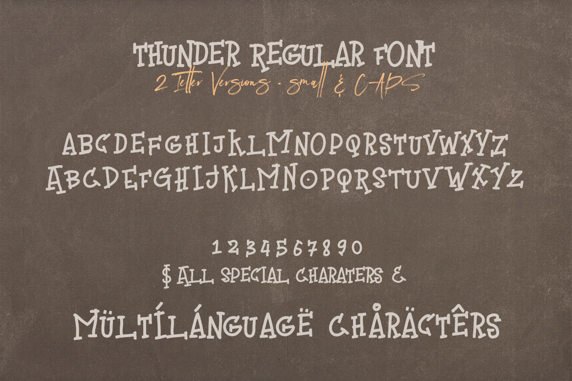 Thunder Handwritten Font