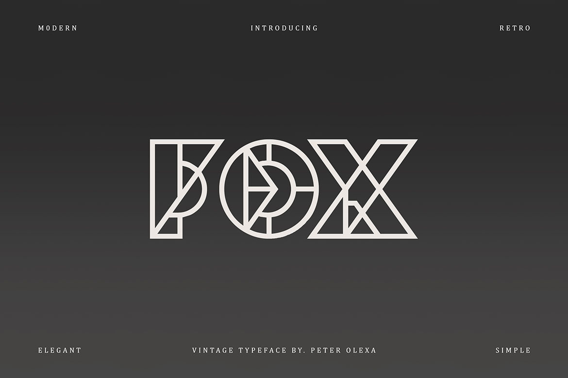 Fox Geometric Font Fox Geometric Font