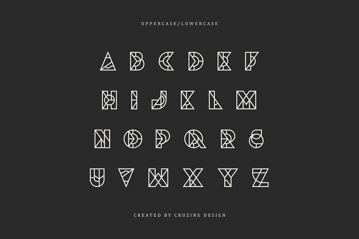 Fox Geometric Font Fox Geometric Font