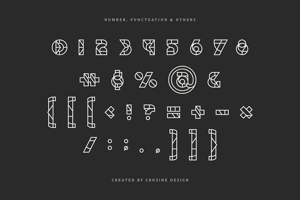 Fox Geometric Font Fox Geometric Font