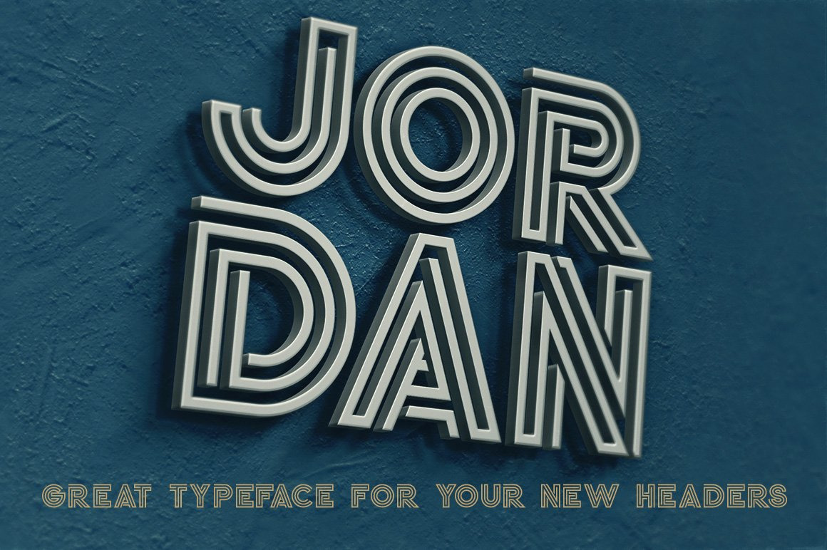 Jordan - Display Font Jordan - Display Font