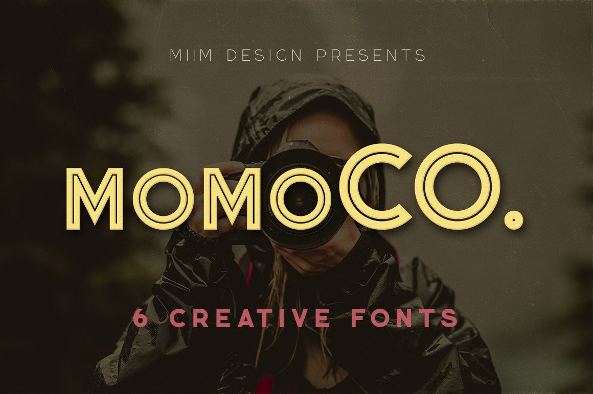 Momoco - Display Font Momoco - Display Font
