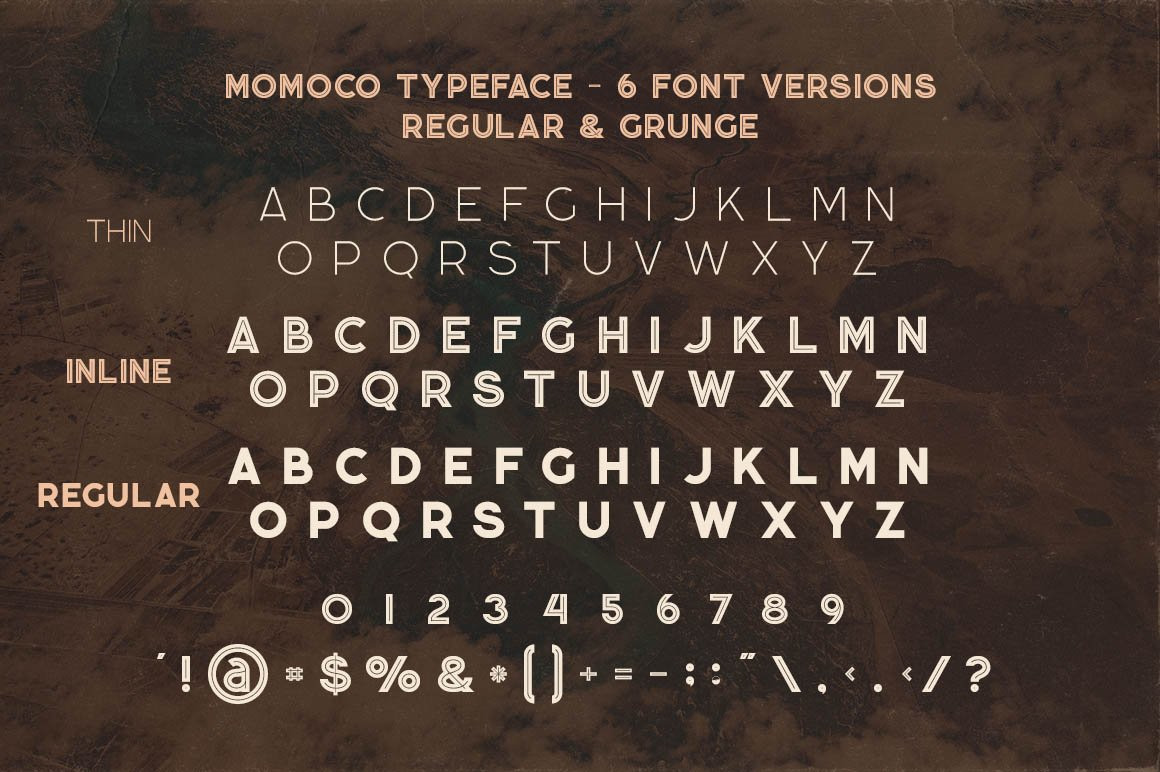 Momoco - Display Font Momoco - Display Font