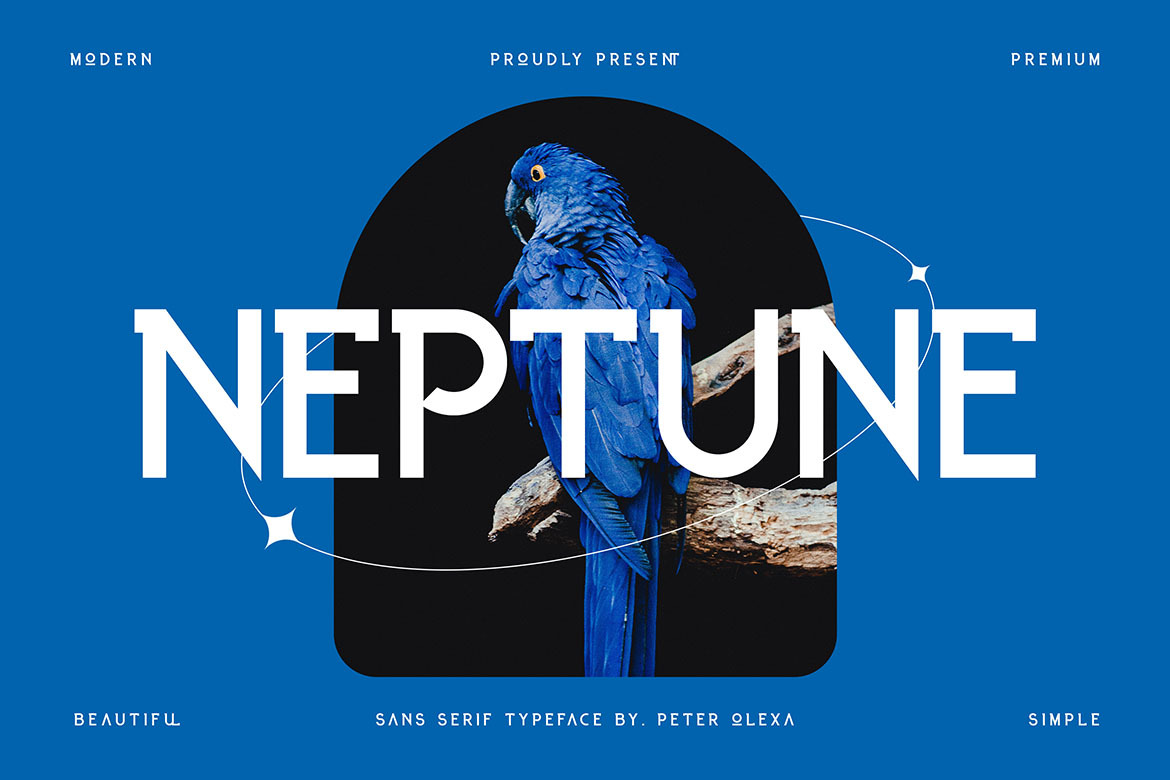 Neptune - Futuristic Font Neptune - Futuristic Font