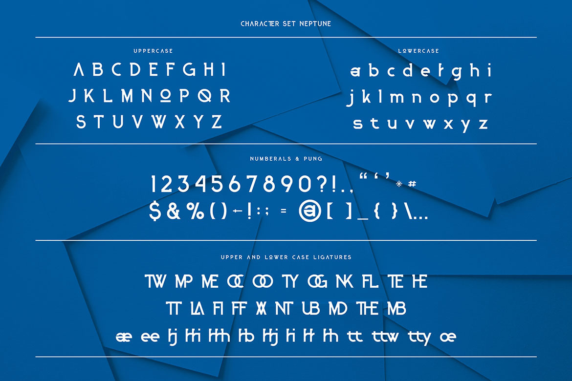 Neptune - Futuristic Font Neptune - Futuristic Font
