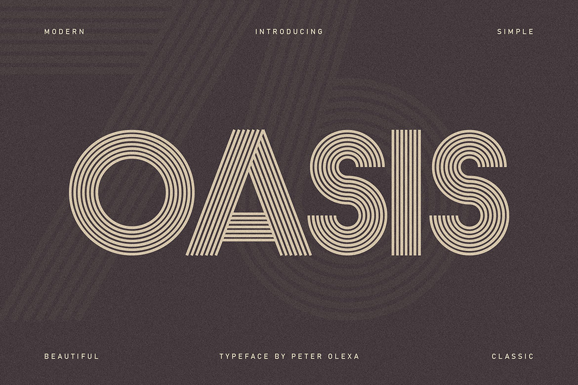 Oasis Geometric Font