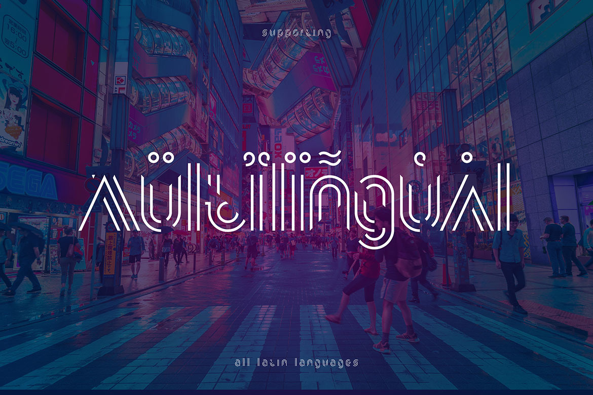 Oregon - Futuristic Font Oregon - Futuristic Font