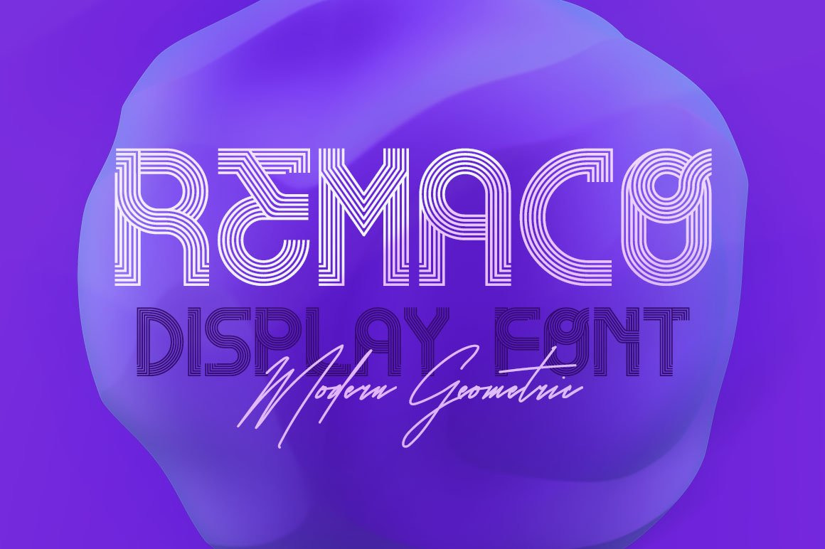 Remaco - Display Font