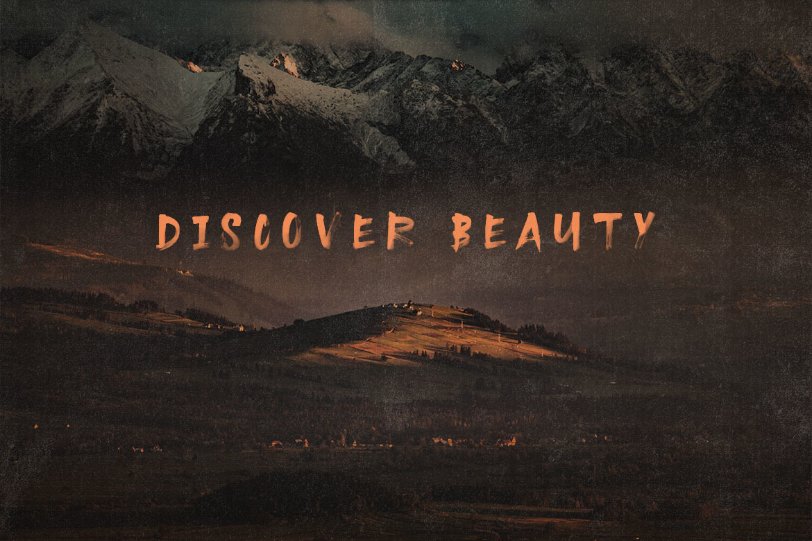 Exotic Brush & SVG Font Exotic Brush & SVG Font