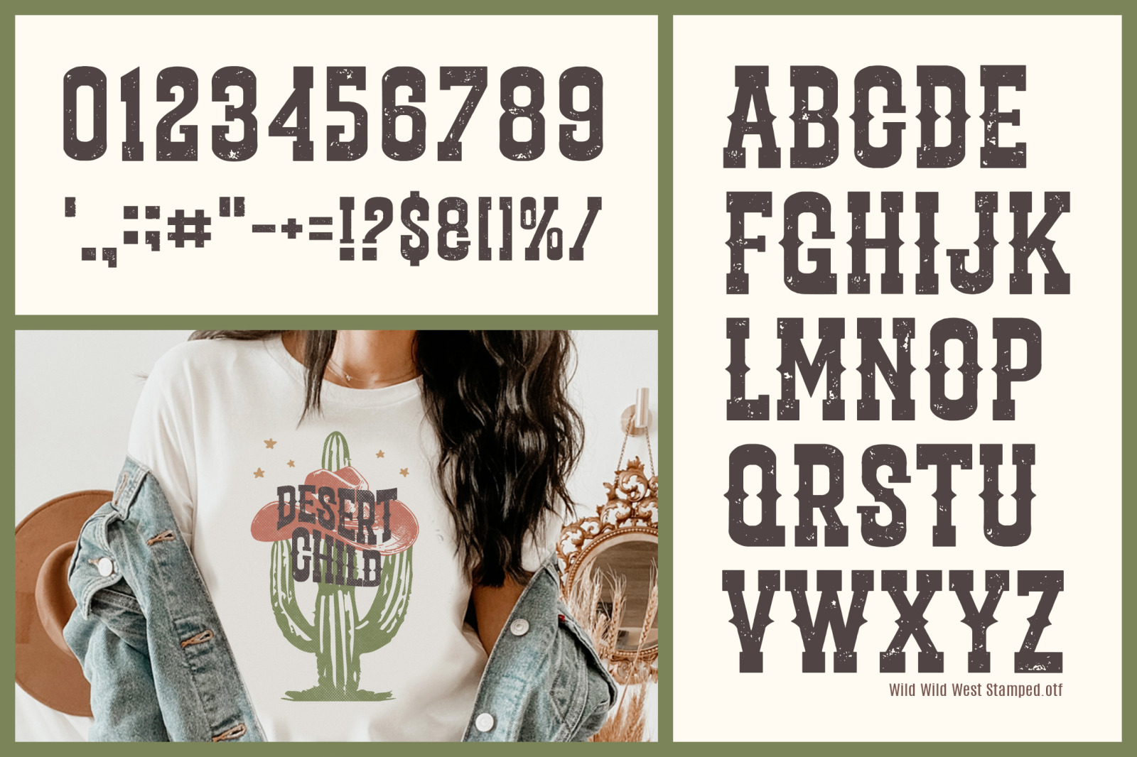 Wild Wild West - Color Font Wild Wild West - Color Font