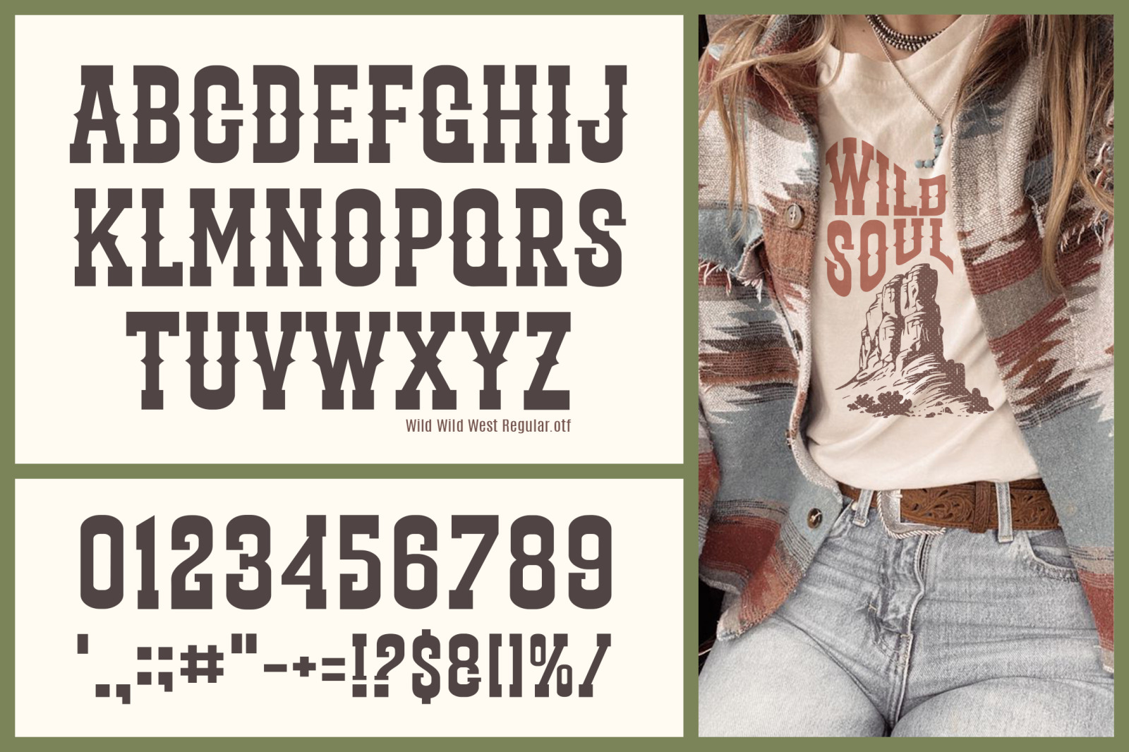 Wild Wild West - Color Font Wild Wild West - Color Font