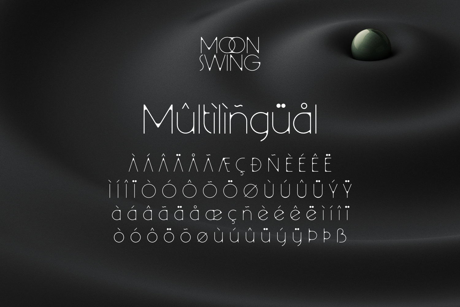 Moon Swing - Futuristic Type