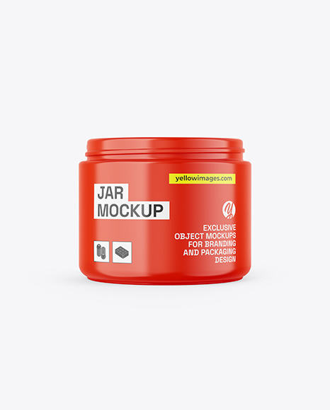 Glossy Jar Mockup