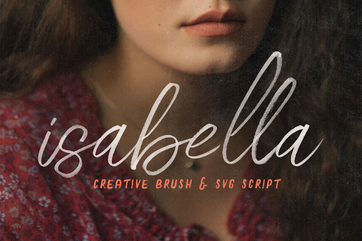 Isabella SVG Script Font Isabella SVG Script Font