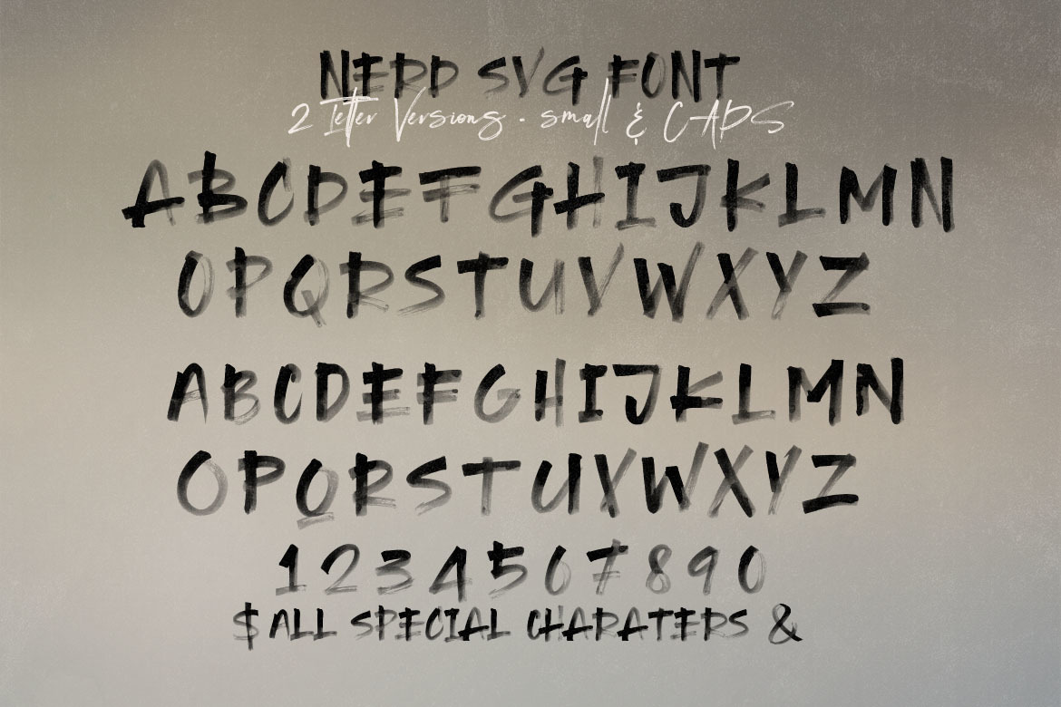 Laser Brush & SVG Font Laser Brush & SVG Font