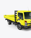 Tipper Truck Mockup - Half Side View