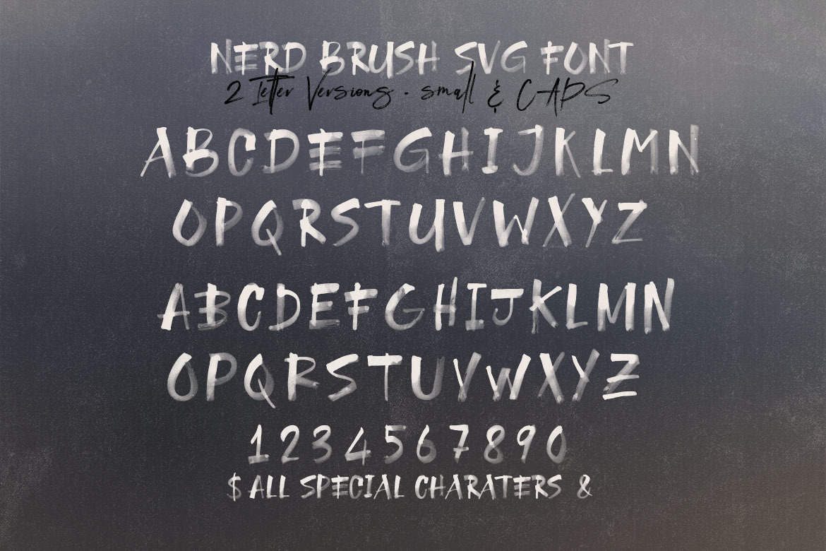 NerdBrush SVG Font