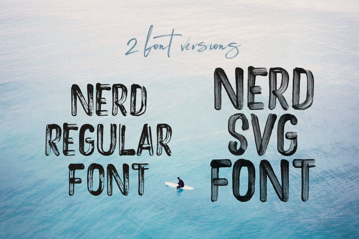 NERD Brush &amp; SVG Font