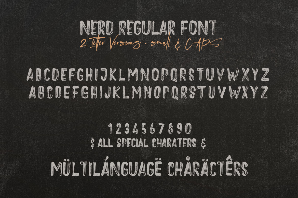 NERD Brush &amp; SVG Font