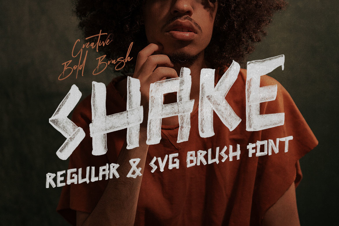 SHAKE Brush &amp; SVG Font