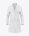 Women's Lab Coat Mockup - Front View