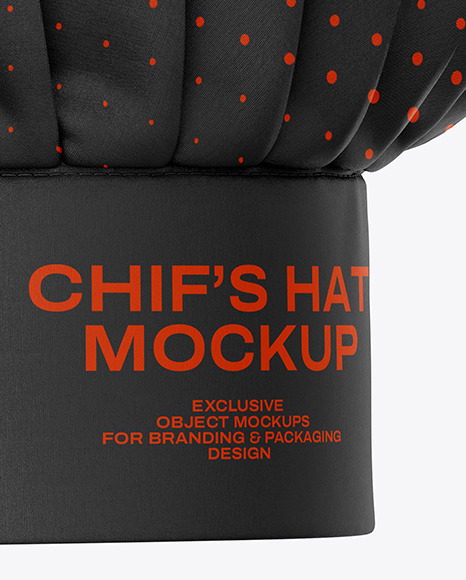 Chef Hat Mockup