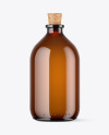 Amber Glass Balsam Bottle Mockup