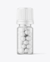 5ml Clear Pills Bottle Mockup