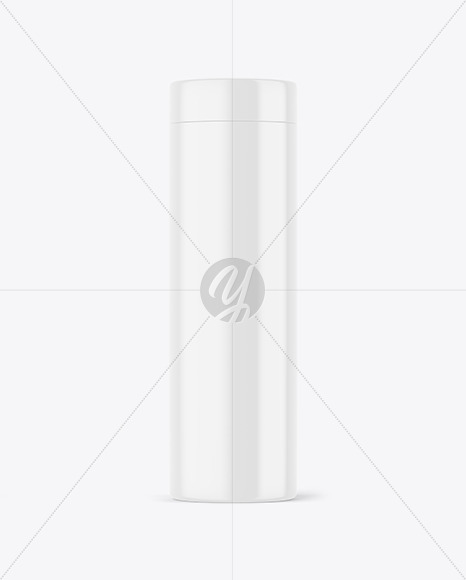 Glossy Paper Tube Mockup