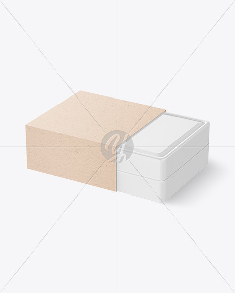 Case In Kraft Box Mockup