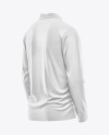 Men's Long Sleeve Polo Shirt Mockup